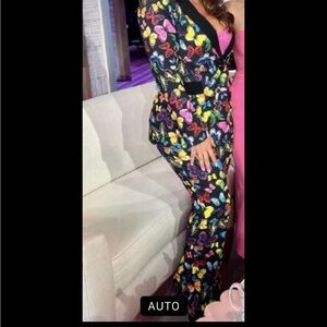 Alice + Olivia Multicolor Butterfly Print Garment